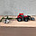 Модель трактора: Трактор уборочный с граблями и ковшом 1:32  Qunxing Toys 550-49A, фото 5