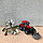 Модель трактора: Трактор уборочный с граблями и ковшом 1:32  Qunxing Toys 550-49A, фото 7