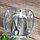 Распродажа Мультислайсер для овощей и фруктов 3 в 1 (Ручная терка) Tabletop Drum Grater, голубой корпус, фото 6