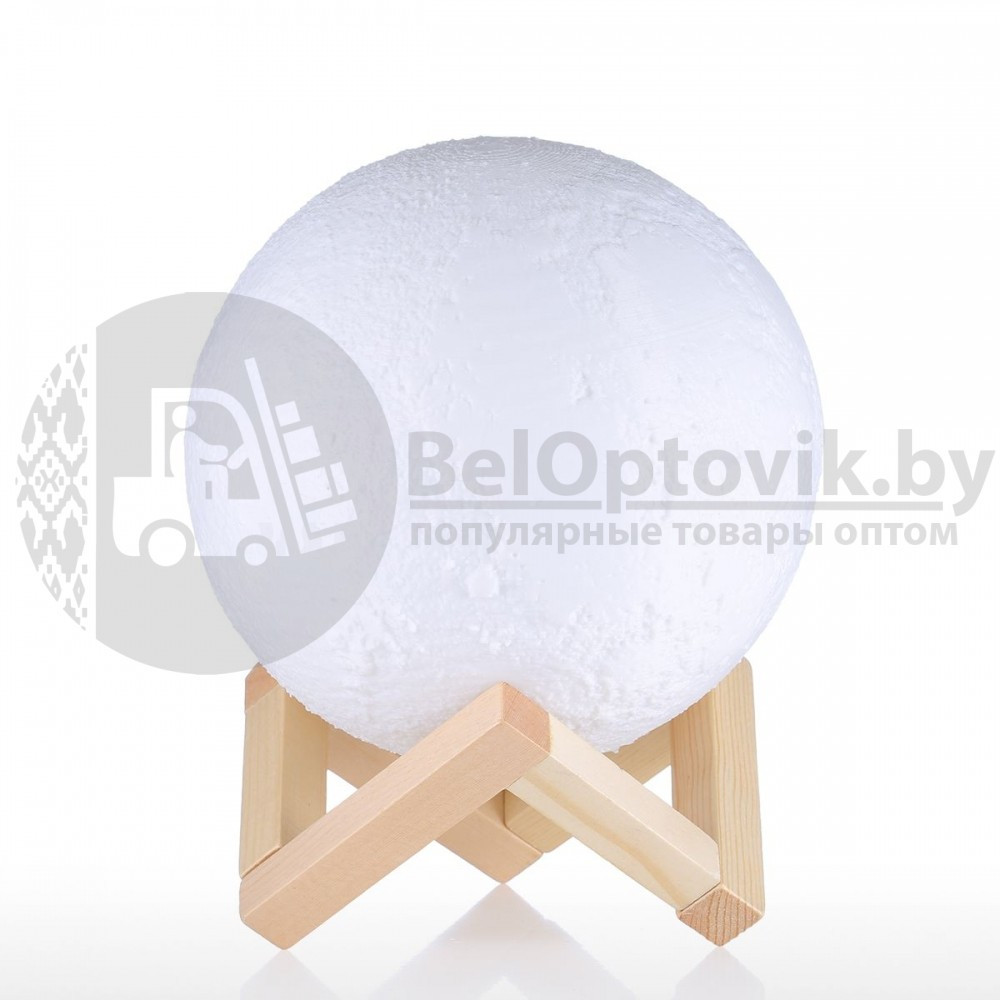 Лампа-ночник реалистичная объемная Moon Lamp Луна, d 15 см - фото 9 - id-p179629288