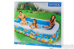 Надувной детский бассейн Family 305x183x56см Intex
