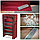 Полка - шкаф (органайзер) для обуви, закрытая  52х23х102 см (6 ярусов, тканевый чехол) Бордовый, фото 2