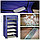 Полка - шкаф (органайзер) для обуви, закрытая  52х23х102 см (6 ярусов, тканевый чехол) Фиолетовый, фото 5