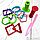 Набор для лепки Genio Kids Тесто-пластилин. Формы и фигуры 6 цветов, 10 формочек TA 2005, фото 9