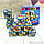 Набор кубиков Dream Makers Азбука 9 шт., фото 4
