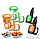 Ручной измельчитель овощей и фруктов Nicer Dicer Quick (овощерезка с контейнером 5 в 1), Цвета MIX Оранжевый, фото 4