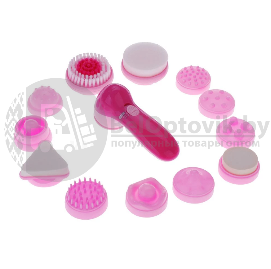 Мультифункциональный массажер уходовый для кожи лица 12 в 1 Мassage Beauty Device Multifunction Face Massager - фото 10 - id-p179628327