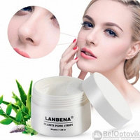 Маска LANBENA NOSE от черных точек на лице (белая маска от черных точек) , 30 g  30 салфеток