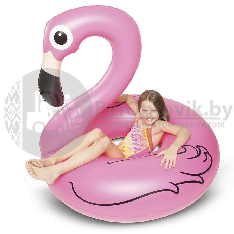 Надувной круг Фламинго Диаметр 120 см - фото 10 - id-p179630377