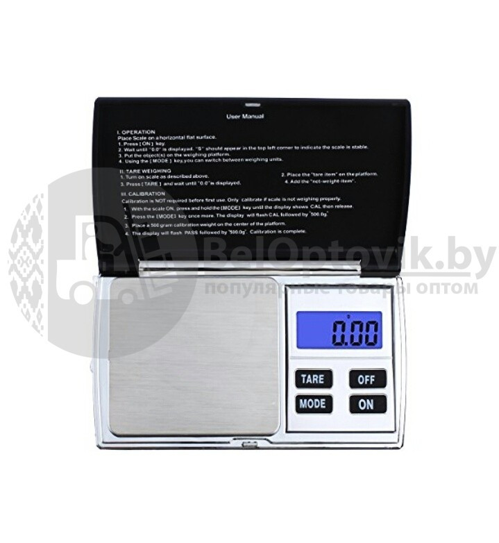 Сверх точные весы до 0.01 DIGITAL SCALE (500 гр.), черные с чехлом - фото 3 - id-p179629374