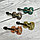 Бижутерия брошь для музыканта Скрипка 6.5 см Цвет Зеленый кварц, фото 2