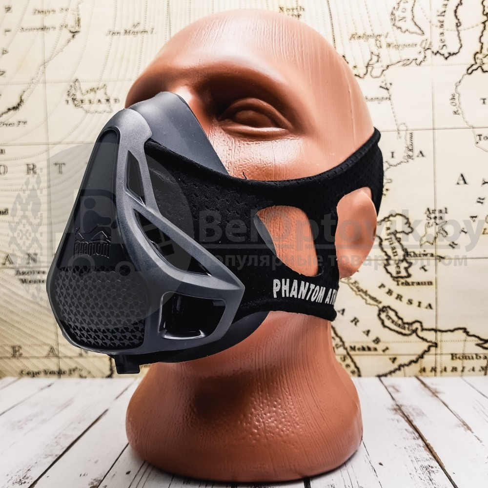 Тренировочная маска Phantom Athletics (Оригинал) Размер M (70-100кг) - фото 3 - id-p179629391