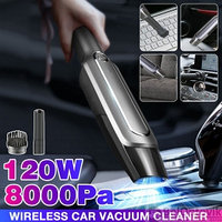 Портативный вакуумный мини пылесос для авто и дома 2 in 1 Vacuum Cleaner  JB-80  (2 насадки)