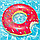 Надувной круг Пончик 120 (110) см. Розовый, фото 8