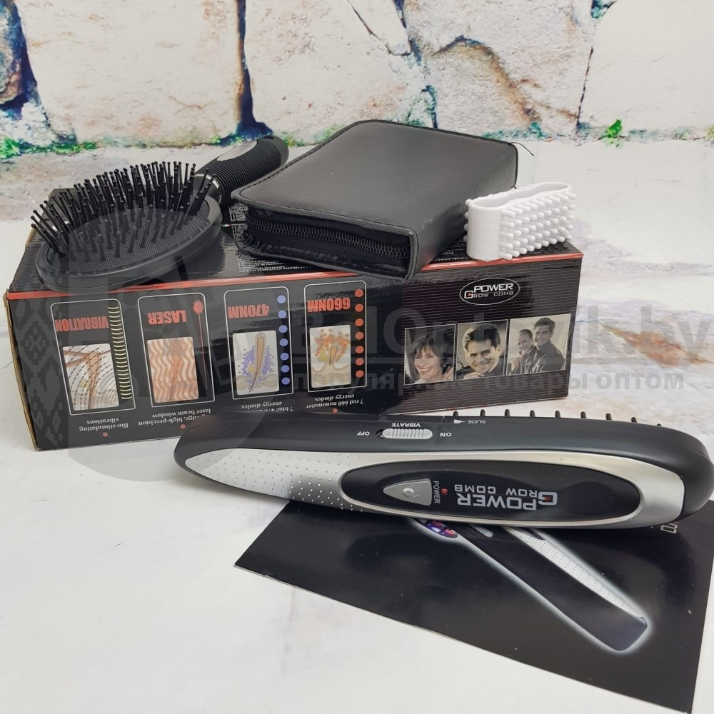 Лазерная расческа Power Grow Comb (Магия Роста волос) маникюрный набор - фото 9 - id-p179631561
