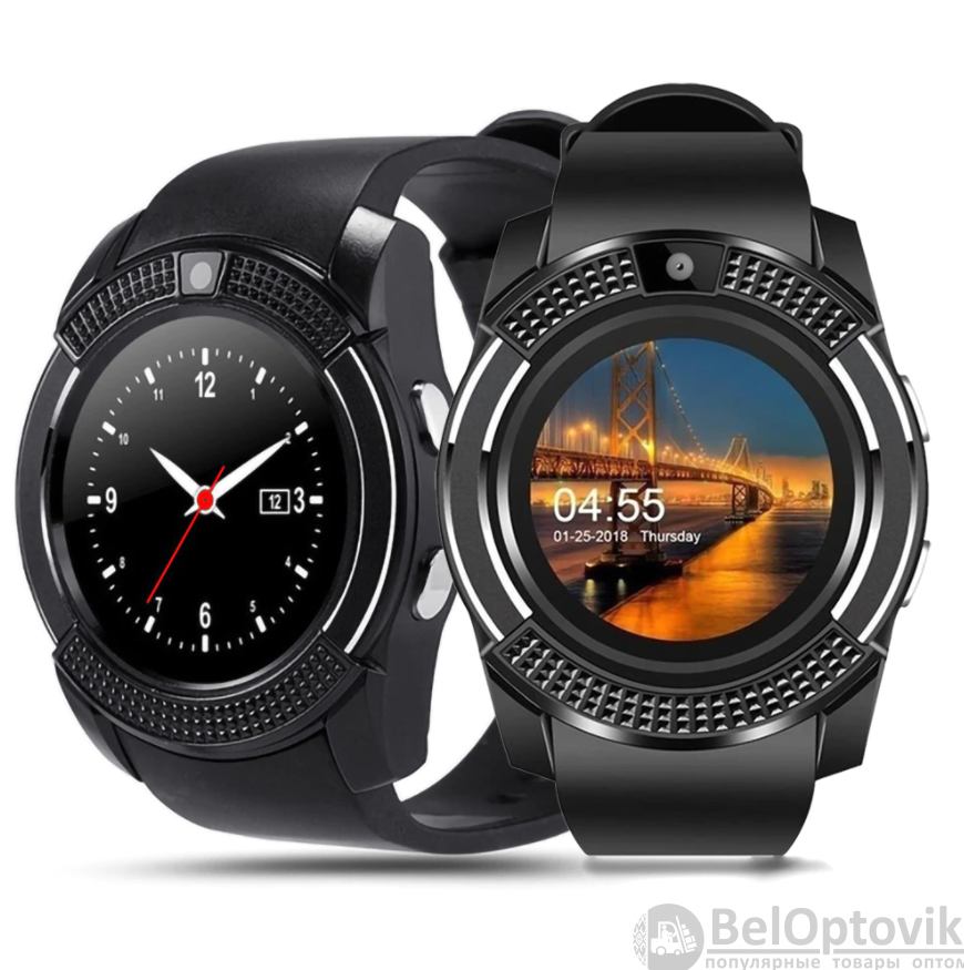 Умные часы Smart Watch V8 Черные - фото 5 - id-p179623445