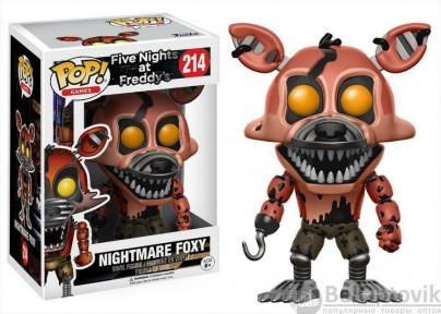 Аниматроник ужастик Кошмарный Фокси POP NIGHTMARE FOXY Five Nights At Freddys, фото 1