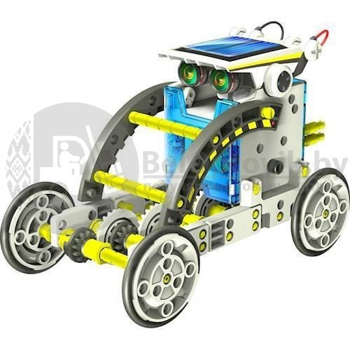 Конструктор Educational Solar Robot Kit 14 in 1 на солнечной батарее No.214 Green Energy - фото 3 - id-p179629485