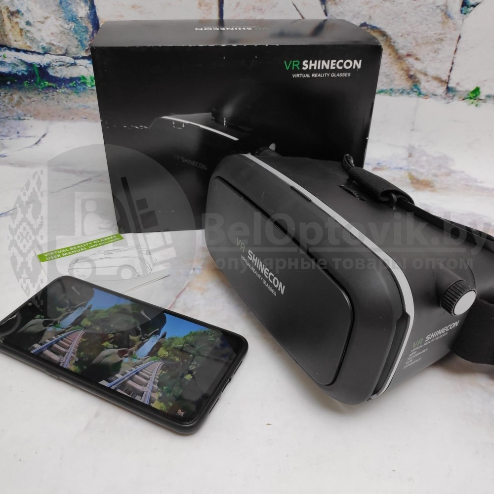 Очки (шлем) виртуальной реальности VR Shinecon 3D - фото 7 - id-p179630559