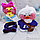 Мягкая игрушка уточка Лалафанфан (Lalafanfan duck), плюшевая уточка кукла в очках TikTok/ТикТок  Баклажановый, фото 6