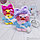 Мягкая игрушка уточка Лалафанфан (Lalafanfan duck), плюшевая уточка кукла в очках TikTok/ТикТок  Бордовый, фото 10