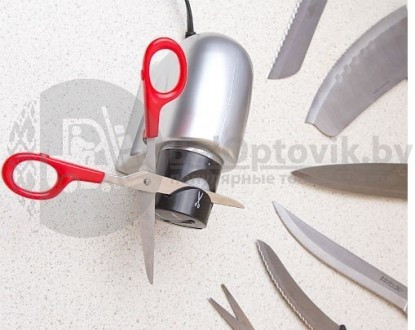 Электрическая ножеточка Острые грани (Swifty Sharp) 2 в 1 от сети, 220В - фото 3 - id-p179631707