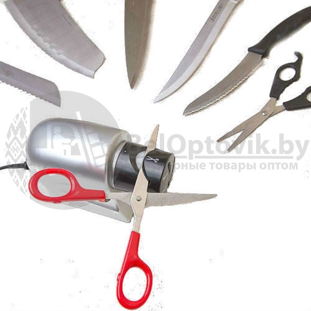 Электрическая ножеточка Острые грани (Swifty Sharp) 2 в 1 от сети, 220В - фото 9 - id-p179631707