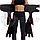 Женский утягивающий  костюм из неопрена Waist Band костюм (Фитнес боди для похудения) L/Xl Черный с розовым, фото 10