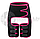 Женский утягивающий  костюм из неопрена Waist Band костюм (Фитнес боди для похудения) S/M  Черный с розовым, фото 2