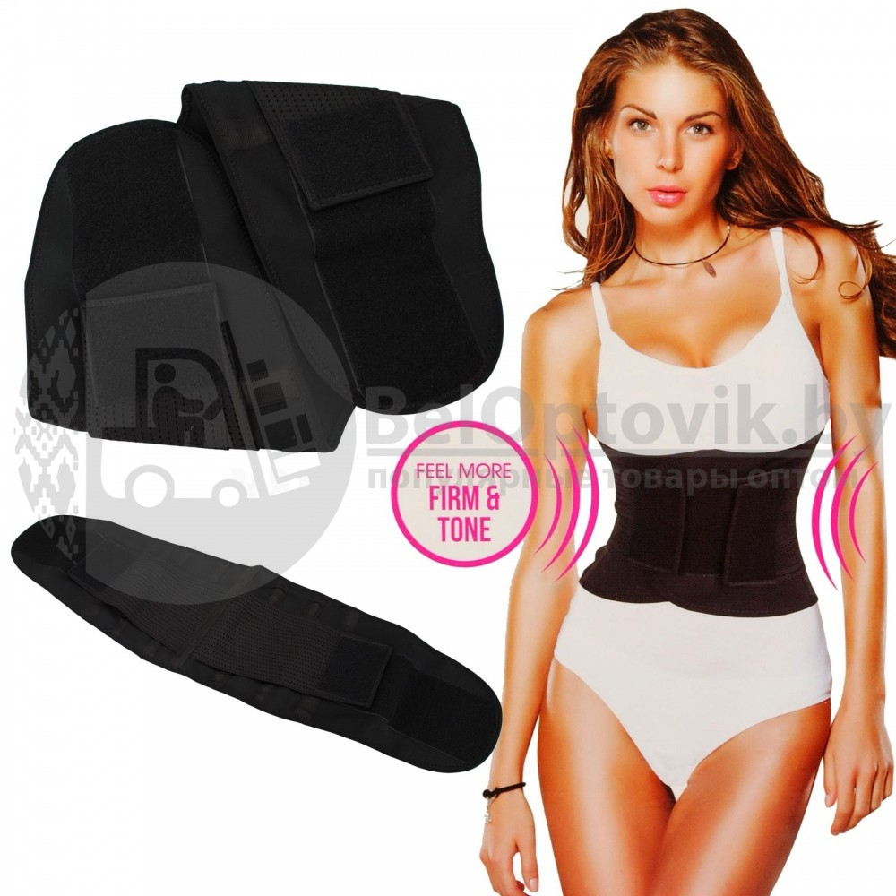 Утягивающий пояс для похудения Miss Belt Instant Hourglass Shape as Seen, L/XL черный - фото 8 - id-p179631735