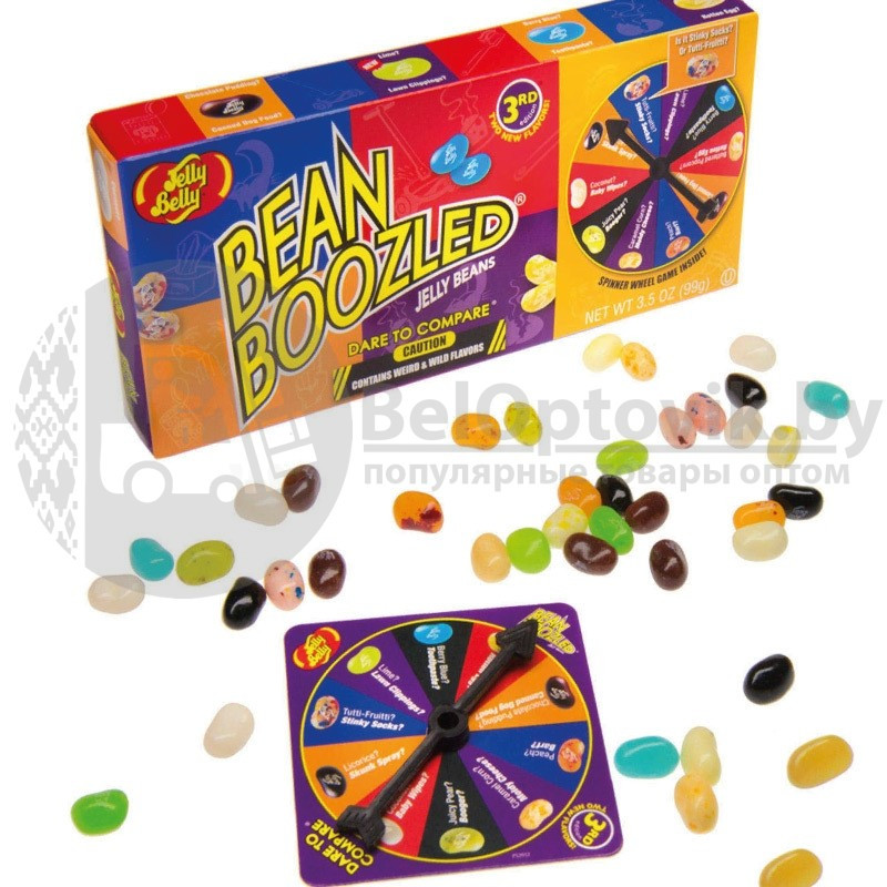 Драже жевательное Jelly Belly Bean Boozled Game (невкусные конфеты с игрой) 100 г. - фото 2 - id-p179630688