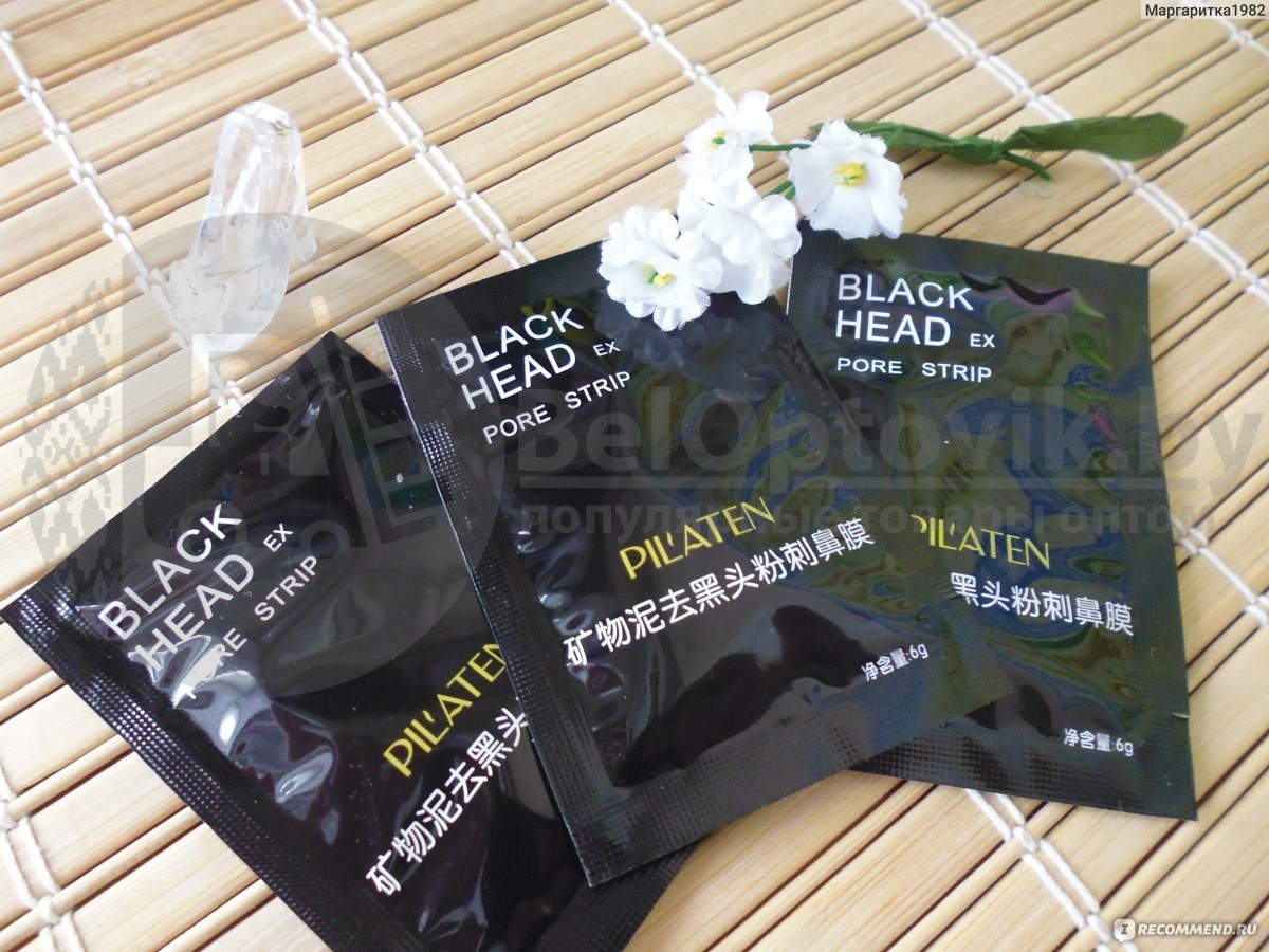 Черная маска-пленка от черных точек Pilaten Suction Black Mask, 6g - фото 3 - id-p179629609