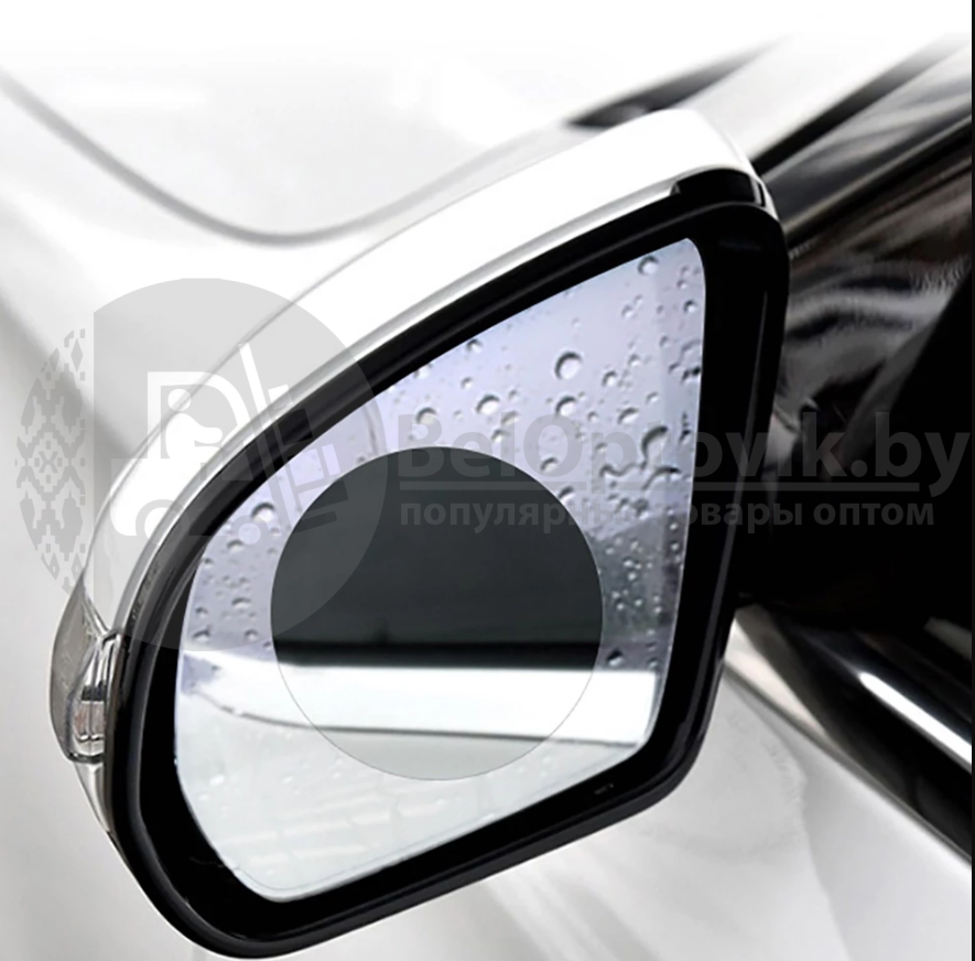 Антидождь NANO пленка для автомобиля на большие боковые зеркала Anti-fog film 10 х 15 см - фото 3 - id-p179628572