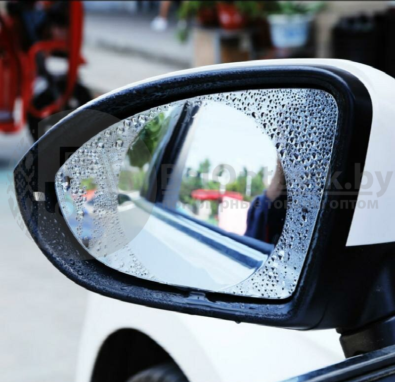 Антидождь NANO пленка для автомобиля на большие боковые зеркала Anti-fog film 10 х 15 см - фото 5 - id-p179628572