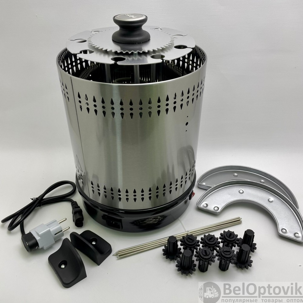 Шашлычница электрическая Barbeque Maker модель KLB-901 (9 шампуров) - фото 5 - id-p179623572
