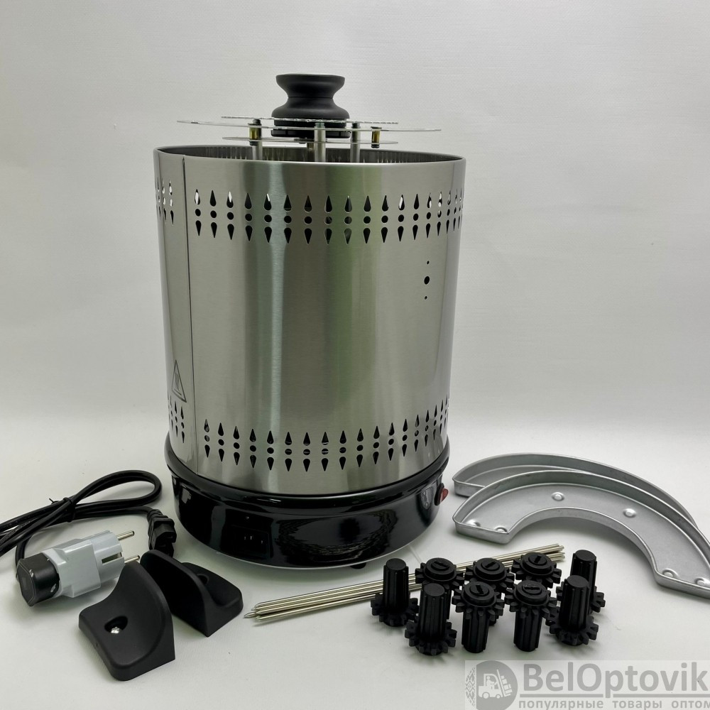 Шашлычница электрическая Barbeque Maker модель KLB-901 (9 шампуров) - фото 8 - id-p179623572