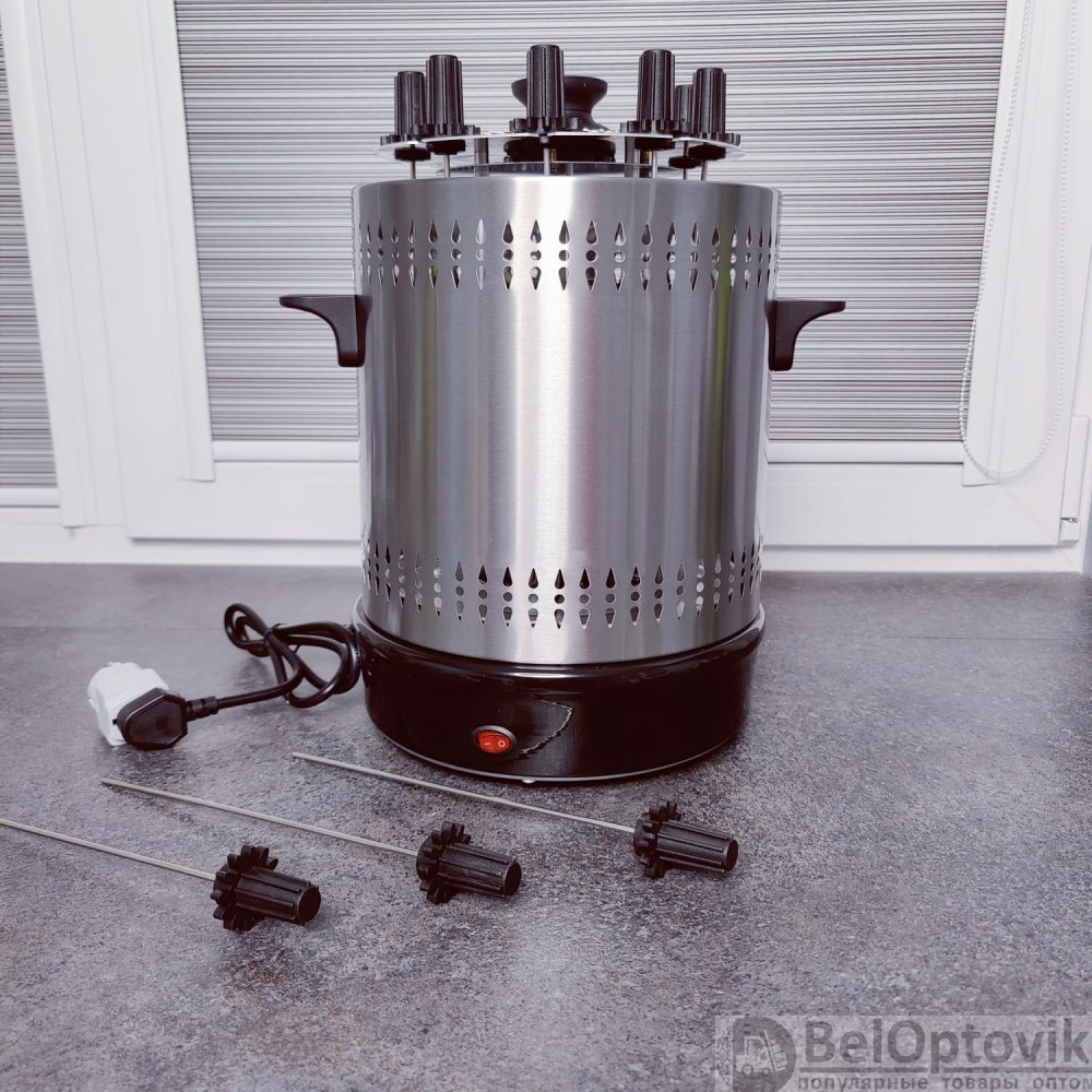 Шашлычница электрическая Barbeque Maker модель KLB-901 (9 шампуров) - фото 9 - id-p179623572