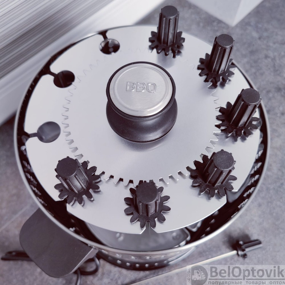 Шашлычница электрическая Barbeque Maker модель KLB-901 (9 шампуров) - фото 10 - id-p179623572