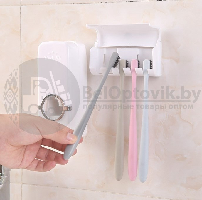 Механический дозатор зубной пасты Toothpaste Dispencer - фото 8 - id-p179630778