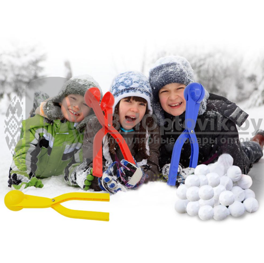 Игрушка для снега Снежколеп форма Мяч (снеголеп) диаметр шара 7 см, дл.37 см Красный - фото 9 - id-p179630793