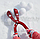 Игрушка для снега Снежколеп форма Мяч (снеголеп) диаметр шара 7 см, дл.37 см Красный, фото 10