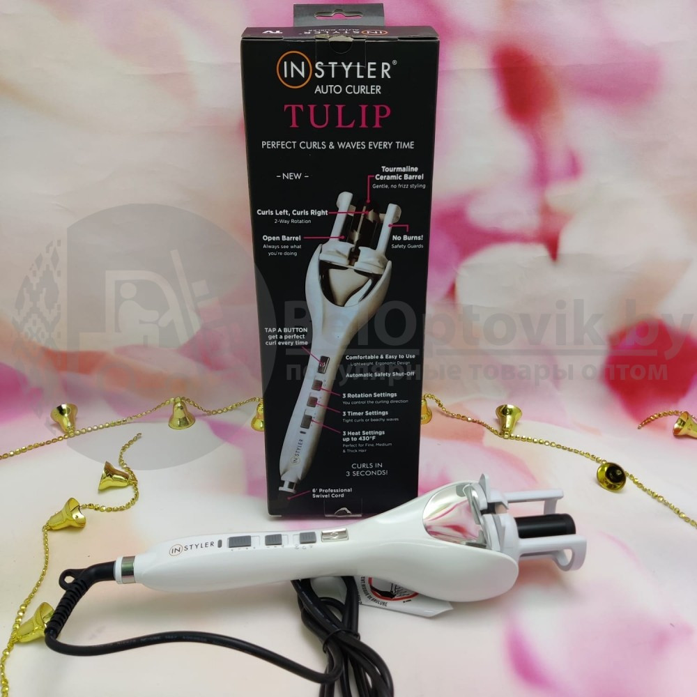 Стайлер (плойка) для завивки волос Instyler Tulip (качество А) - фото 4 - id-p179631823