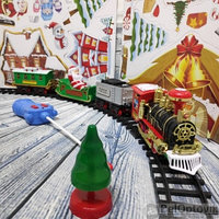 Дeтcкaя жeлeзнaя дopoгa на пульте управления Best Train Рождественский поезд No.239-3 (Размер S- маленькая)