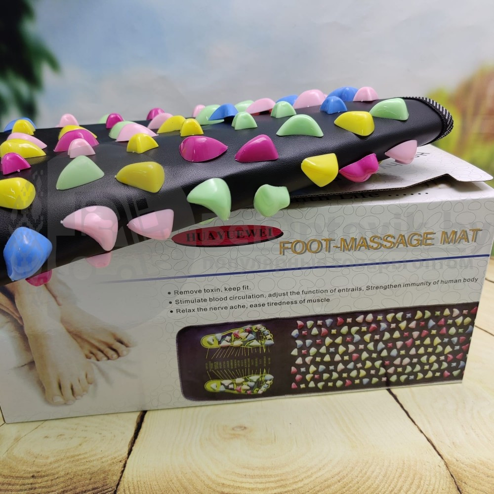 Массажный коврик для ног (ортопедический коврик) Foot-Massage MAT Камушки (175,0 35,0 см) - фото 5 - id-p179629738