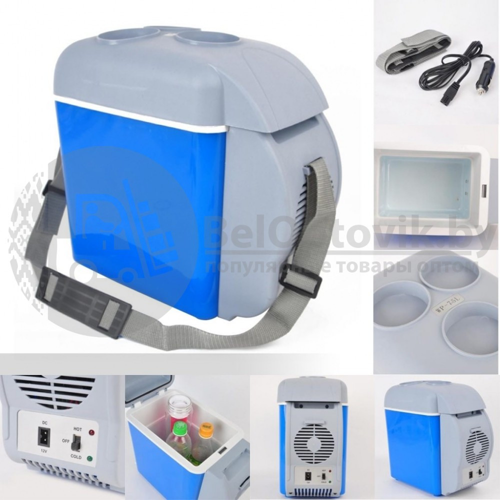 Холодильник - нагреватель автомобильный Portable Electronic Cooling Warming Refrigerators 7.5 л мини - фото 7 - id-p179628653