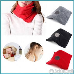 Подушка - шарф для путешествий Travel Pilows The Internal Support Красный