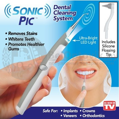Средство для отбеливания зубов SONIC PIC Gentle at Home Dental Cleaning System - фото 6 - id-p179629780