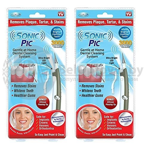 Средство для отбеливания зубов SONIC PIC Gentle at Home Dental Cleaning System - фото 7 - id-p179629780