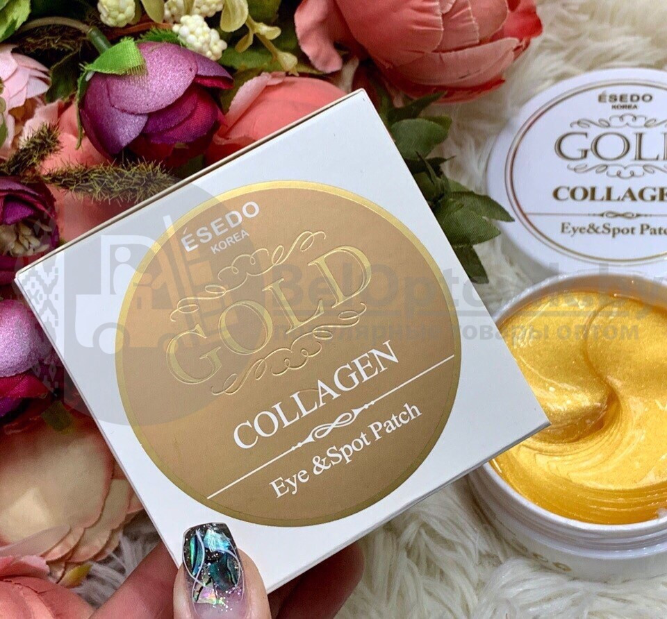 Революционные гидрогелевые патчи для кожи вокруг глаз Esedo Gold Collagen EyeSpot Patch, 60 патчей - фото 10 - id-p179628694