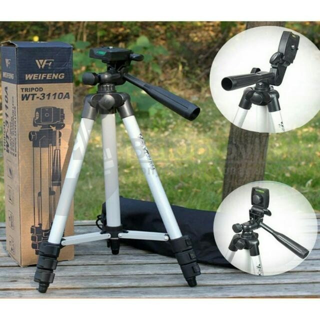 (Оригинал) Штатив для камеры и телефона Tripod 3110 (35-102 см) с непромокаемым чехлом. - фото 5 - id-p179629791